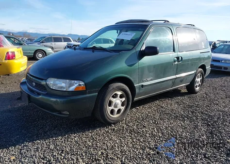 1999 Nissan Quest Se/Gle/Gxe z USA, uszkodzony, nr VIN 4N2XN11T5XD820444